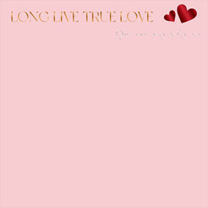 Калька "Long Live True Love" (20л.) - #02 Розовый